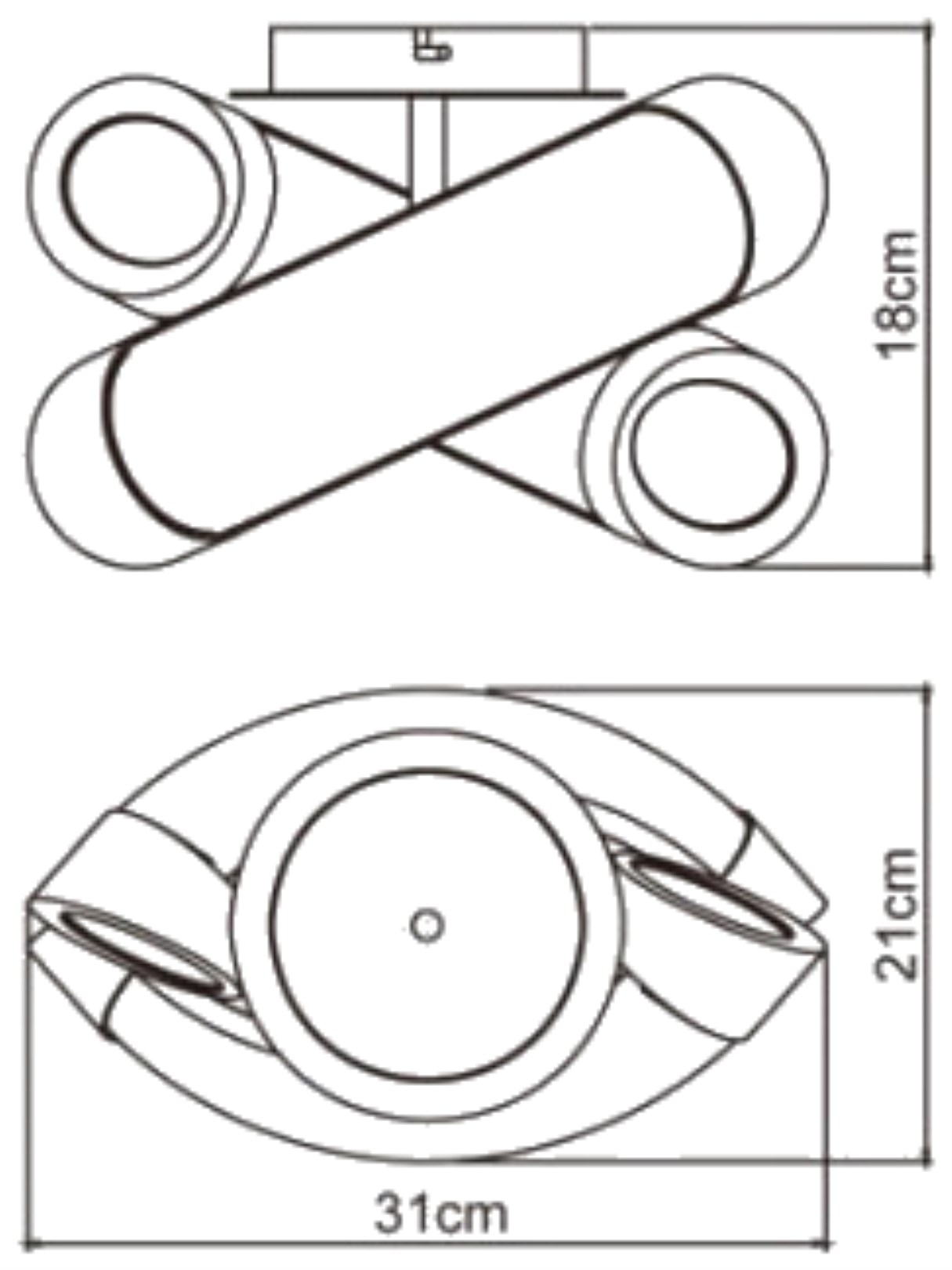 Guss Wall Lights Mantra Flush Wall Lights